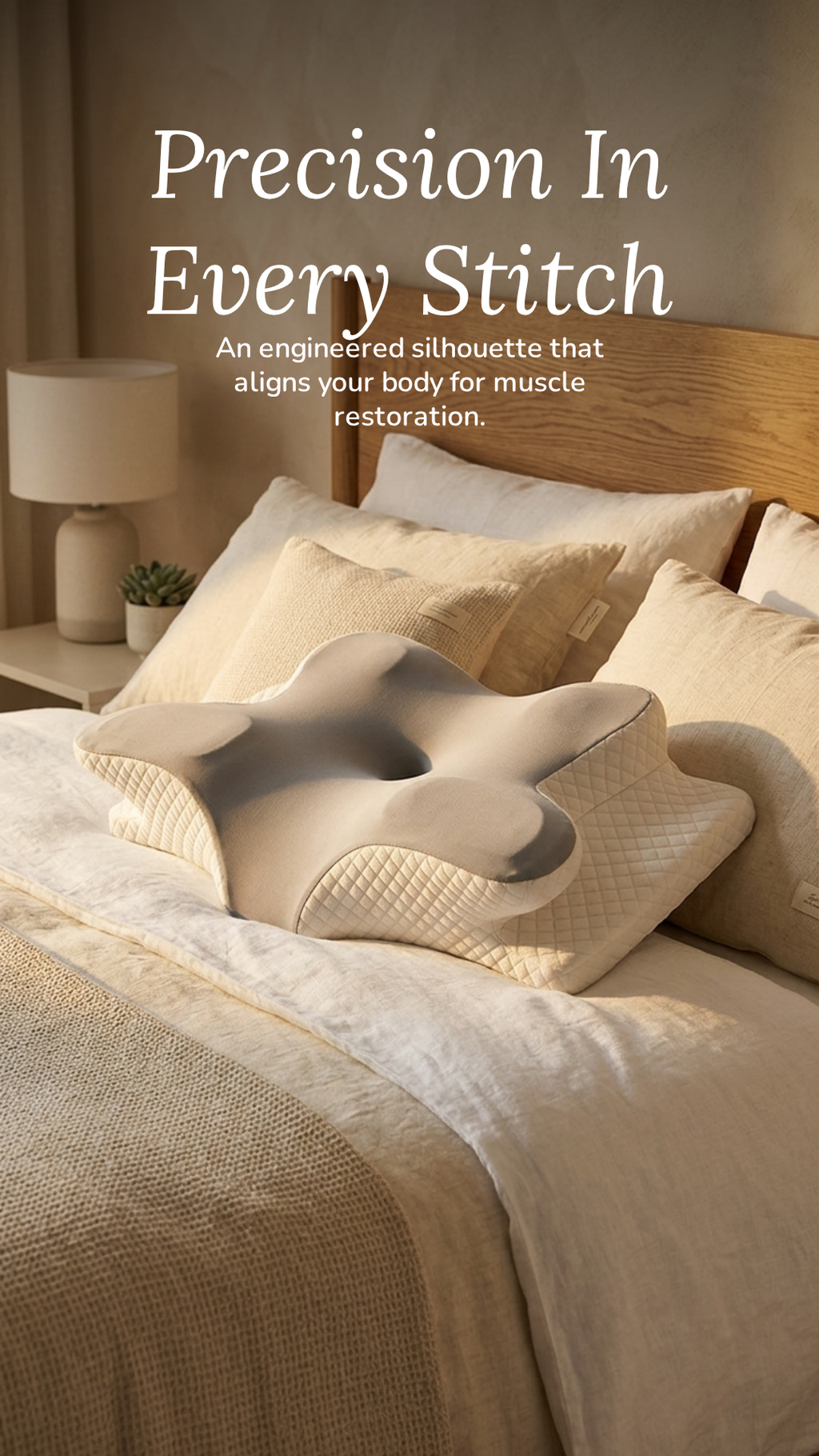 Gentle Rest Memory Foam Neck Pillow