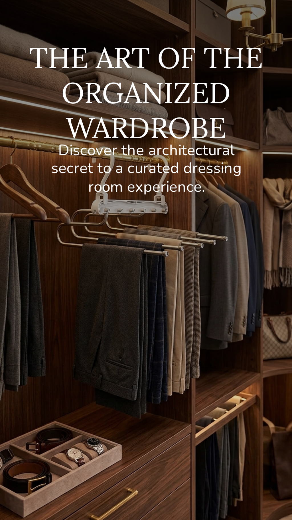 Compact Closet Pants Hanger